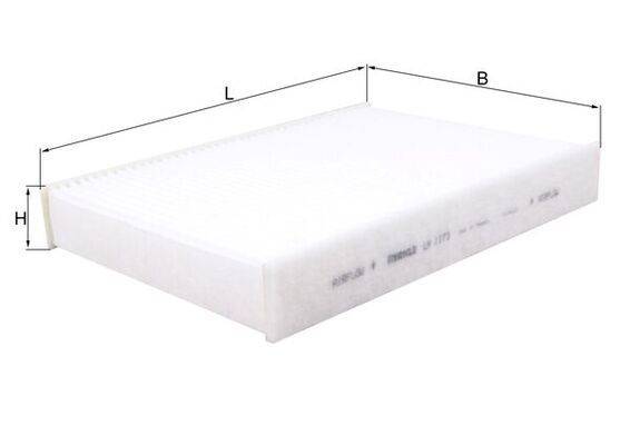 Mahle LA1173 Filter, Innenraumluft
