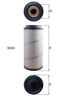 Mahle LX1673 Luftfilter