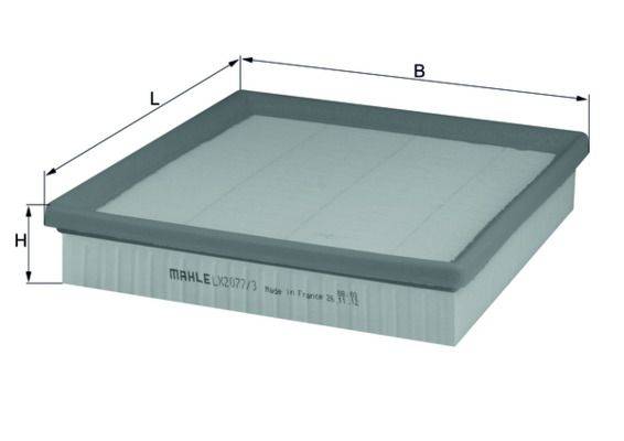 Mahle LX2077/3 Luftfilter
