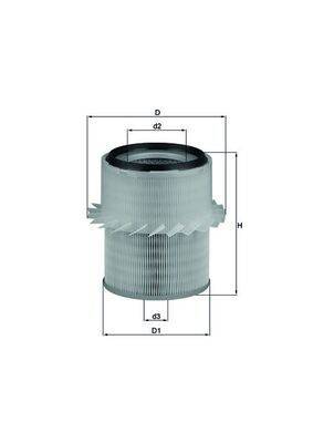 Mahle LX673 Luftfilter
