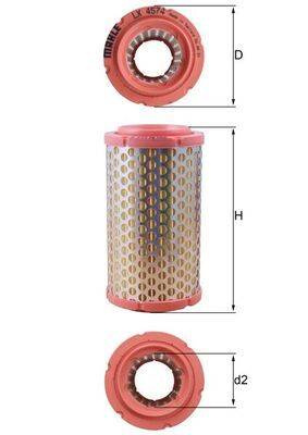 Mahle LX4574 Luftfilter