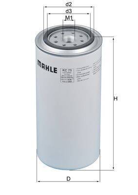 Mahle KC75 Kraftstofffilter