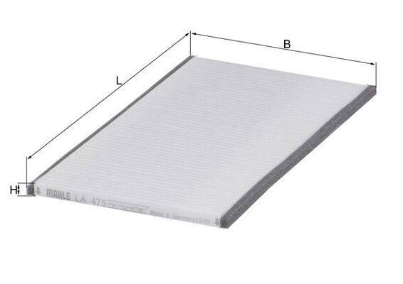 Mahle LA475 Filter, Innenraumluft