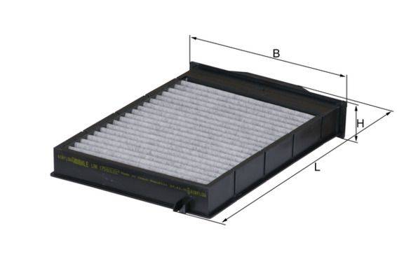 Mahle LAK175 Filter, Innenraumluft