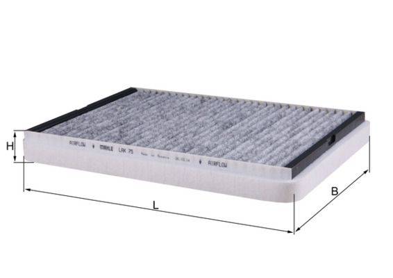 Mahle LAK75 Filter, Innenraumluft