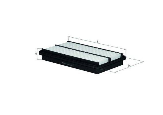 Mahle LX1075 Luftfilter