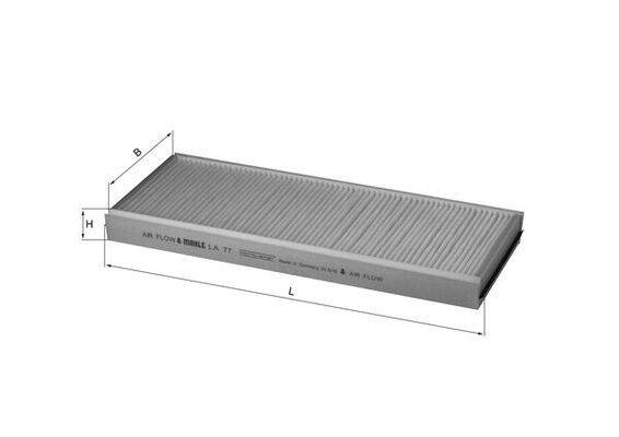 Mahle LA77 Filter, Innenraumluft