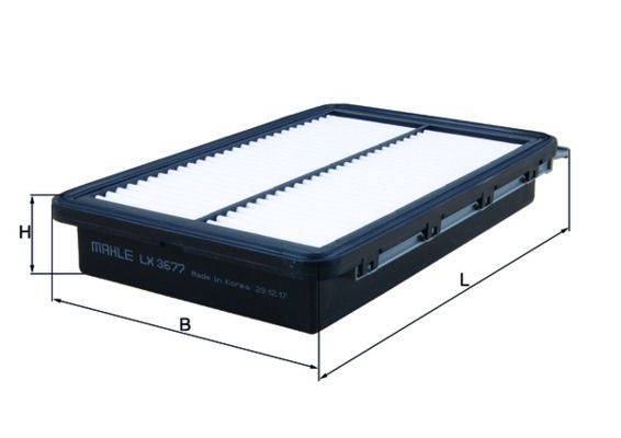 Mahle LX3677 Luftfilter