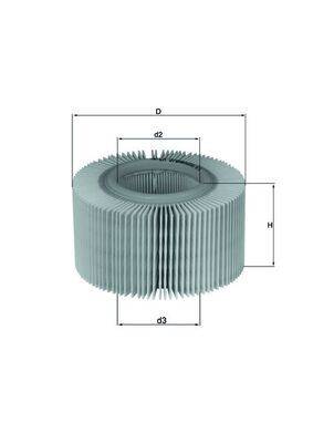 Mahle LX578 Luftfilter