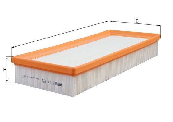 Mahle LX978 Luftfilter