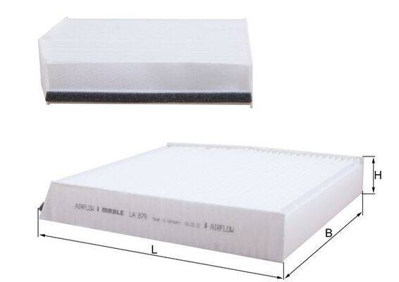 Mahle LA879 Filter, Innenraumluft
