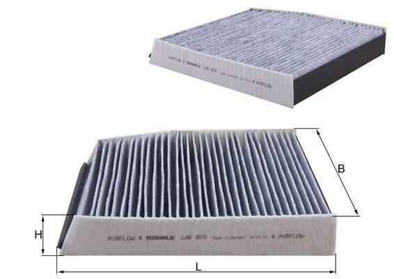 Mahle LAK879 Filter, Innenraumluft