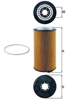 Mahle OX1097D Ölfilter