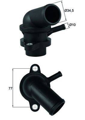 Mahle TI24087D Thermostat, Kühlmittel