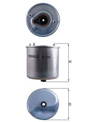 Mahle KL780 Kraftstofffilter