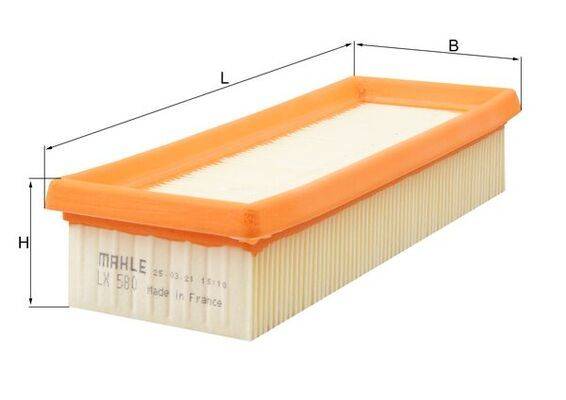 Mahle LX580 Luftfilter