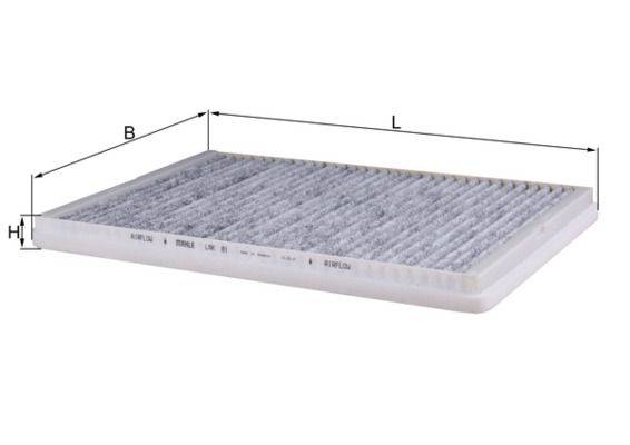 Mahle LAK81 Filter, Innenraumluft