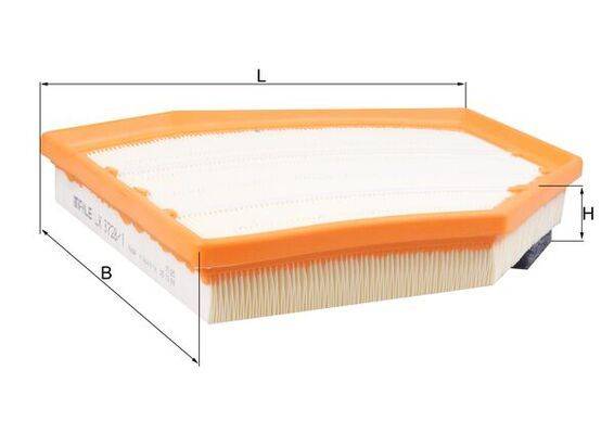 Mahle LX3728/1 Luftfilter