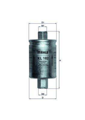 Mahle KL182 Kraftstofffilter