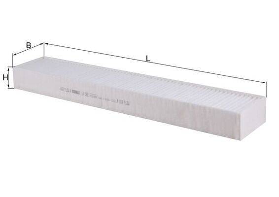 Mahle LA582 Filter, Innenraumluft