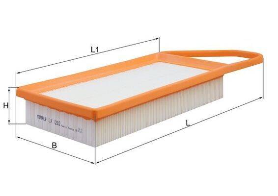 Mahle LX1282 Luftfilter