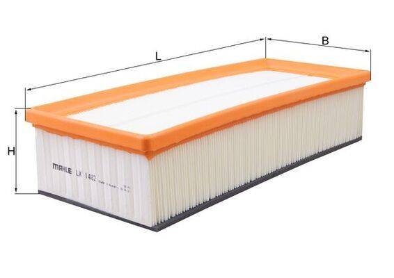 Mahle LX1482 Luftfilter