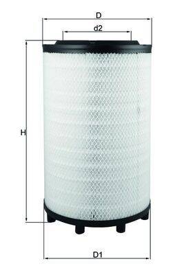 Mahle LX3582 Luftfilter