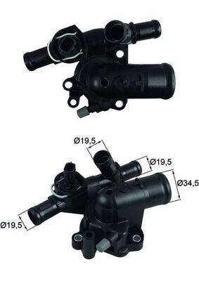 Mahle TI24883 Thermostat, Kühlmittel
