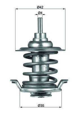 Mahle TX5983 Thermostat, Kühlmittel