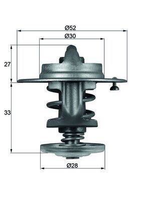 Mahle TX8083 Thermostat, Kühlmittel