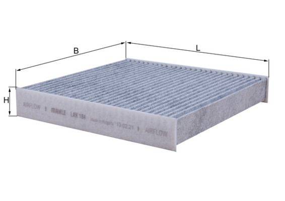 Mahle LAK184 Filter, Innenraumluft