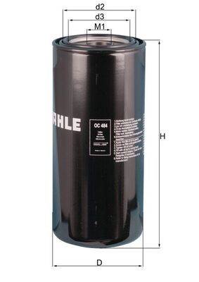 Mahle OC484 Ölfilter