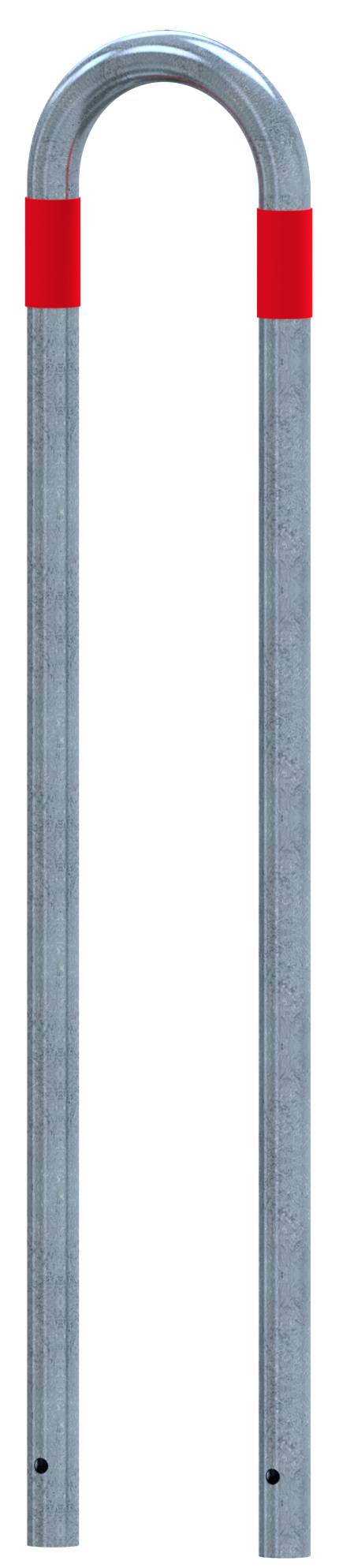 Schake 4L48_70SRO Absperrbügel als E-Ladesäulenschutz Gesamtbreite: 300mm<br><br>Gesamthöhe: 1400mm feuerverzinkt <br><br>mit rot reflektierenden