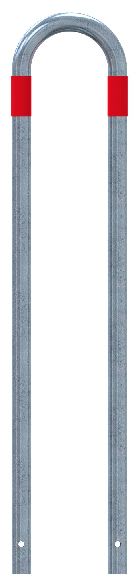 Schake 4L48_70SRO Absperrbügel als E-Ladesäulenschutz Gesamtbreite: 300mm<br><br>Gesamthöhe: 1400mm feuerverzinkt <br><br>mit rot reflektierenden