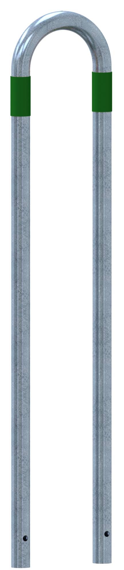 Schake 4L48_70SGR Absperrbügel als E-Ladesäulenschutz Gesamtbreite: 300mm<br><br>Gesamthöhe: 1400mm feuerverzinkt <br><br>mit grün reflektierende