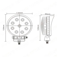 LED Arbeitsscheinwerfer 9 x 3W; 9-32V, 30° LED Arbeitsscheinwerfer 9 x 3W; 9-32V, 30°