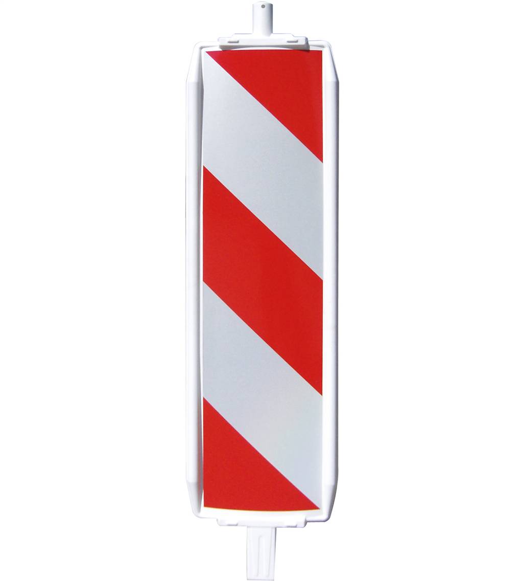 Schake 36055R Kunststoffbake Typ 60 Folie Typ RA1/A, schraffiert einseitig rechtsweisend rot / weiß
