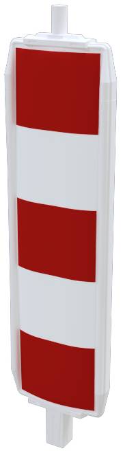 Schake 36055B3 Kunststoffbake Typ 60 geblockt Folie Typ RA2/C doppelseitig rot / weiß