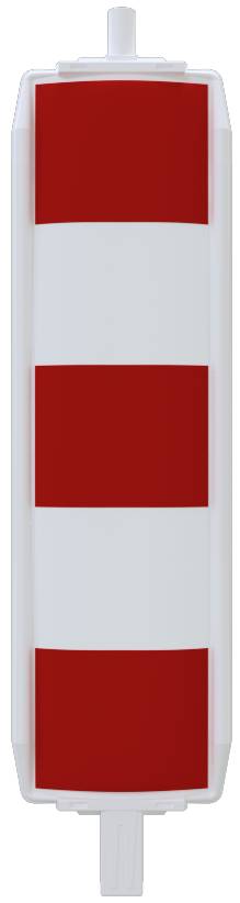 Schake 36055B2E Kunststoffbake Typ 60 geblockt Folie Typ RA2/B einseitig rot / weiß