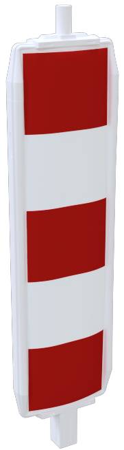 Schake 36055B2E Kunststoffbake Typ 60 geblockt Folie Typ RA2/B einseitig rot / weiß