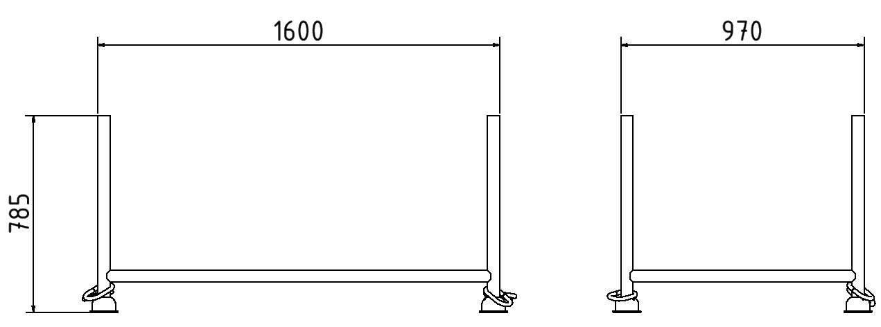 Schake 50200-0 Stapelpalette 1,50m x 0,87m lackiert Füllmaße: 1,50m x 0,87m x 0,30m
