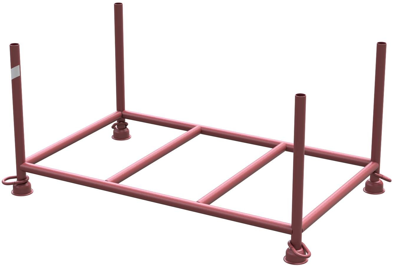 Schake 50200-0 Stapelpalette 1,50m x 0,87m lackiert Füllmaße: 1,50m x 0,87m x 0,30m