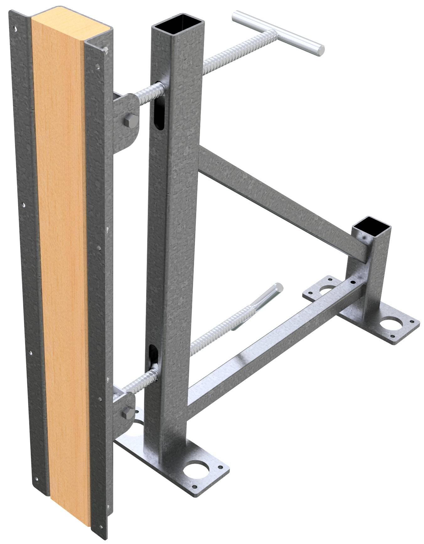 Schake 111972-2 Abschalstütze neigbar mit Kantholz