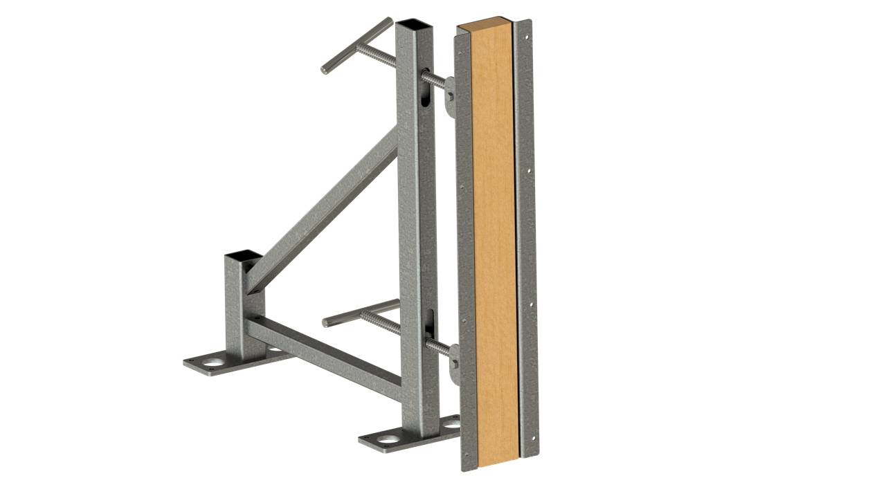 Schake 111972-2 Abschalstütze neigbar mit Kantholz