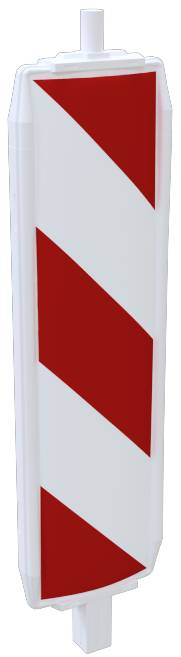 Schake 36055R Kunststoffbake Typ 60 Folie Typ RA1/A, schraffiert einseitig rechtsweisend rot / weiß