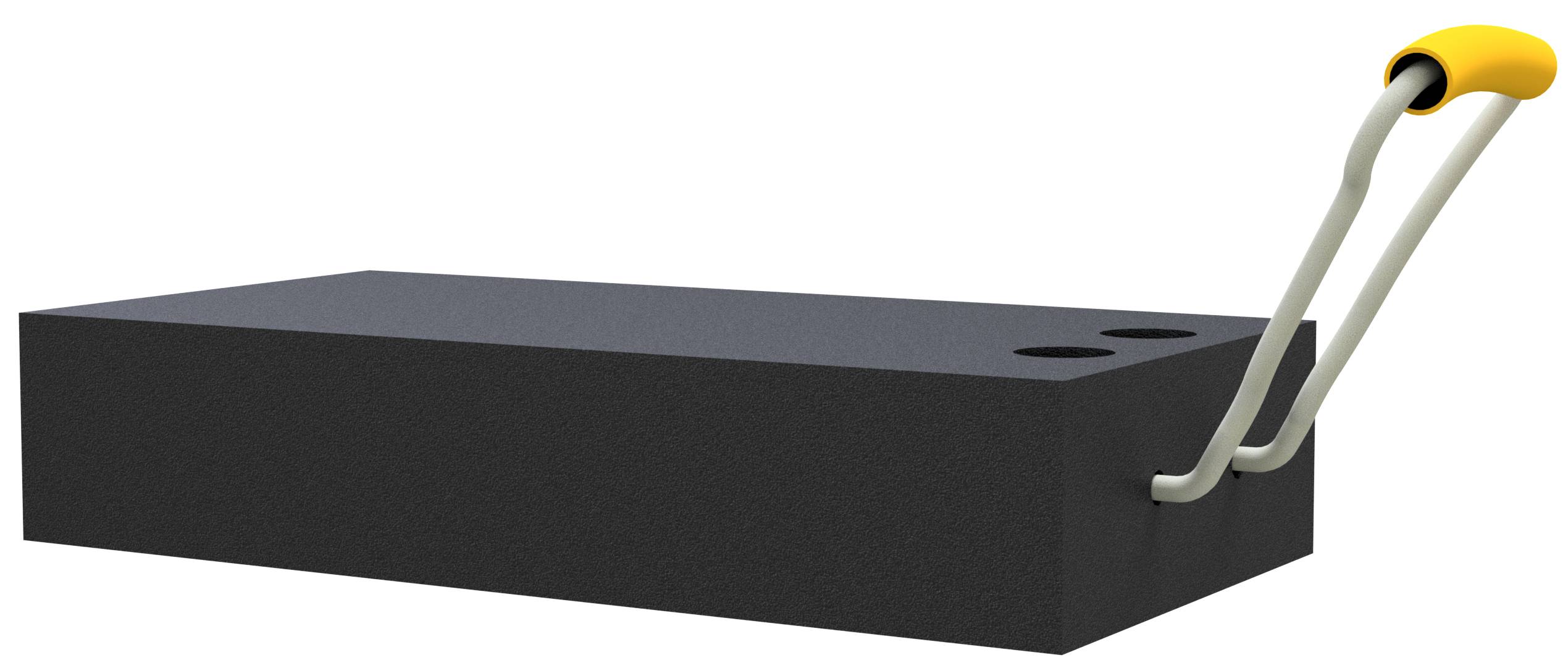 Schake 1025010 Unterlegplatten aus UHMWPE 500 x 250 x 100 mm