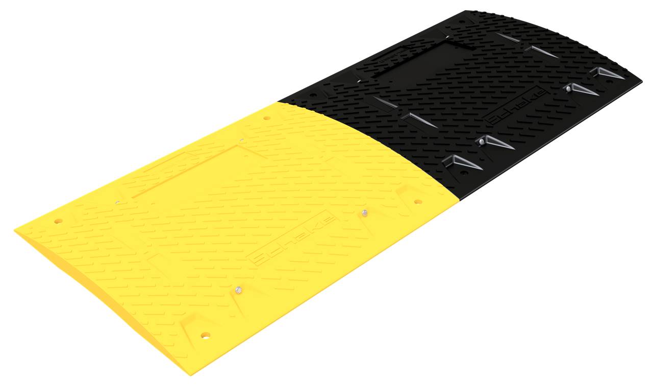 Schake 3392-31 Bodenschwelle Typ NOX Mittelstück gelb Höhe: 30 mm