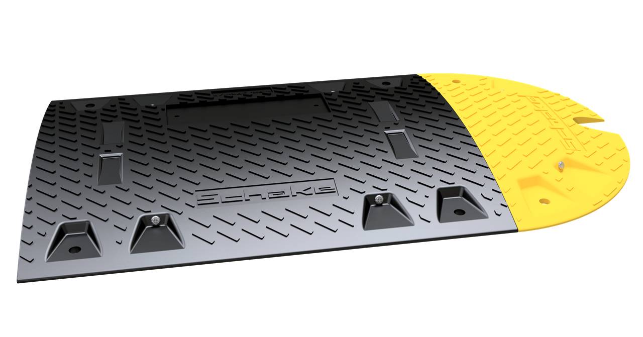 Schake 3392-60 Bodenschwelle Typ NOX Mittelstück schwarz Höhe: 60 mm