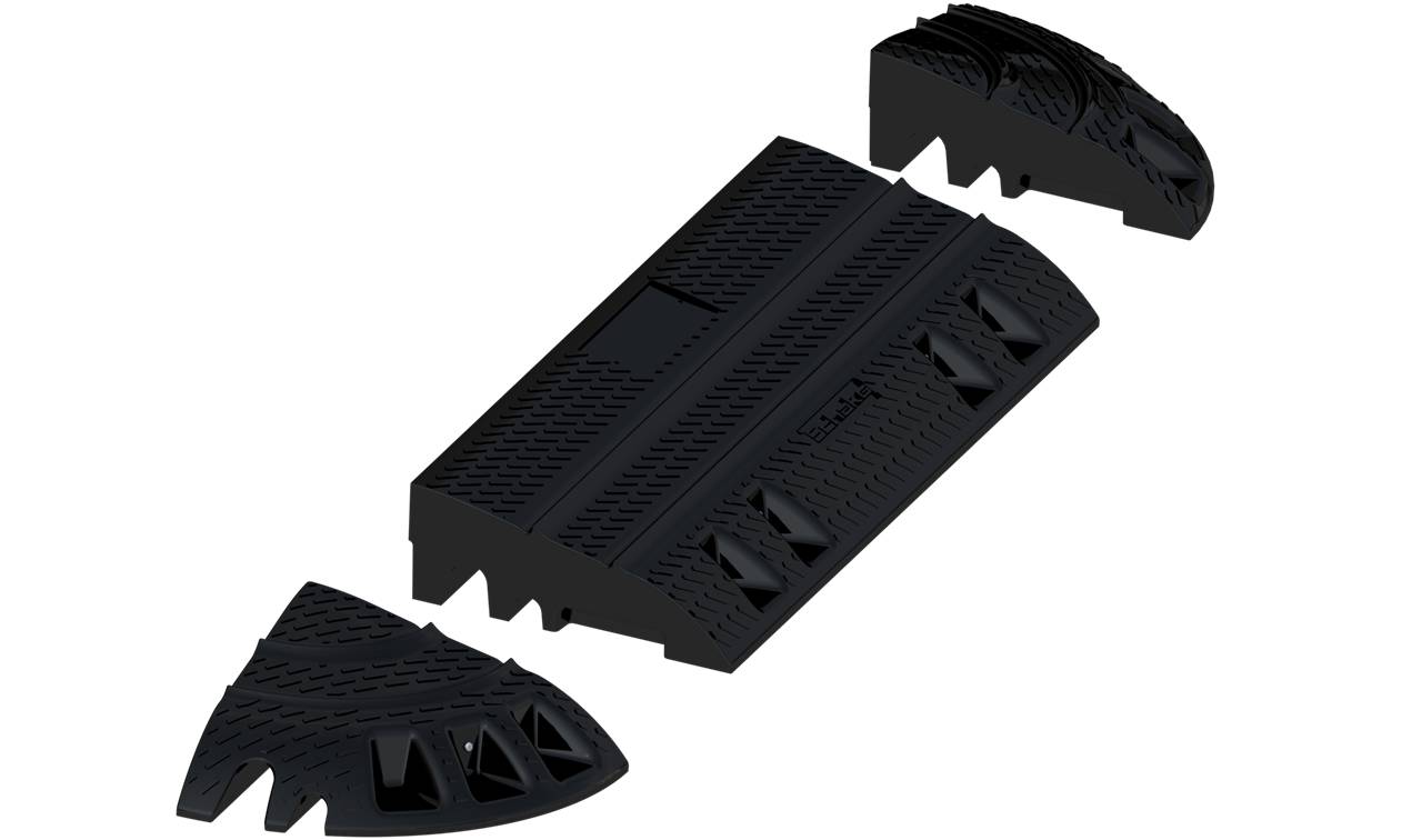 Schake 33920 Bordsteinrampe Typ NOX Mittelstück<br><br>Maße: 1000 x 350 x 120 mm