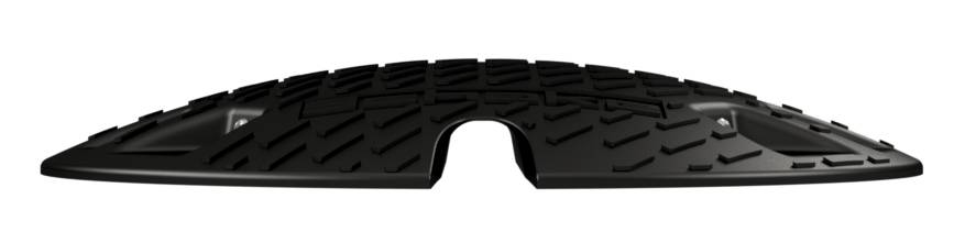 Schake 3392-50A Bodenschwelle Typ NOX Endstück - mit Adapter schwarz Höhe: 50 mm